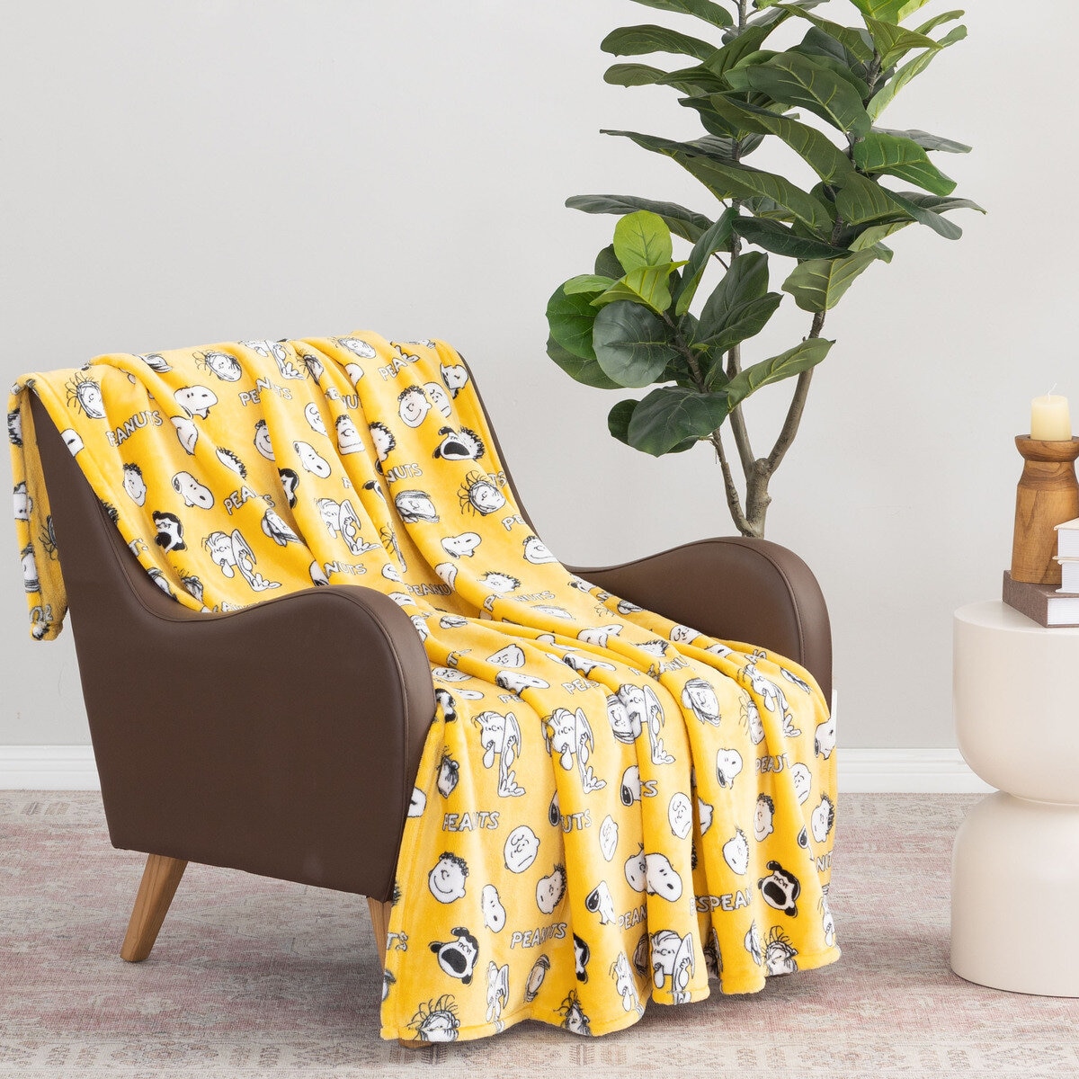 コストコブランケット スヌーピーPeanuts大判ひざ掛け セット