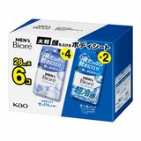 メンズビオレ 顔もふけるボディシート 26枚 x 6パック