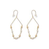 南洋真珠ピアス 18K イエローゴールド
