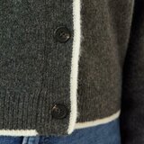 スコッチ & ソーダ レディース Vネック カーディガン チャコール グレー L スコッチ & ソーダ レディース Vネック カーディガン チャコール グレー L
