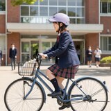 ジュニア バイク ヘルメット SGマーク認証 パープル