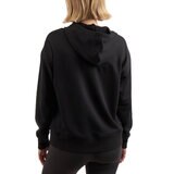 エル レディース ロゴ パーカー ブラック S