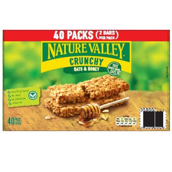 ネイチャーバレー クランチー オーツ&ハニー 40袋入り