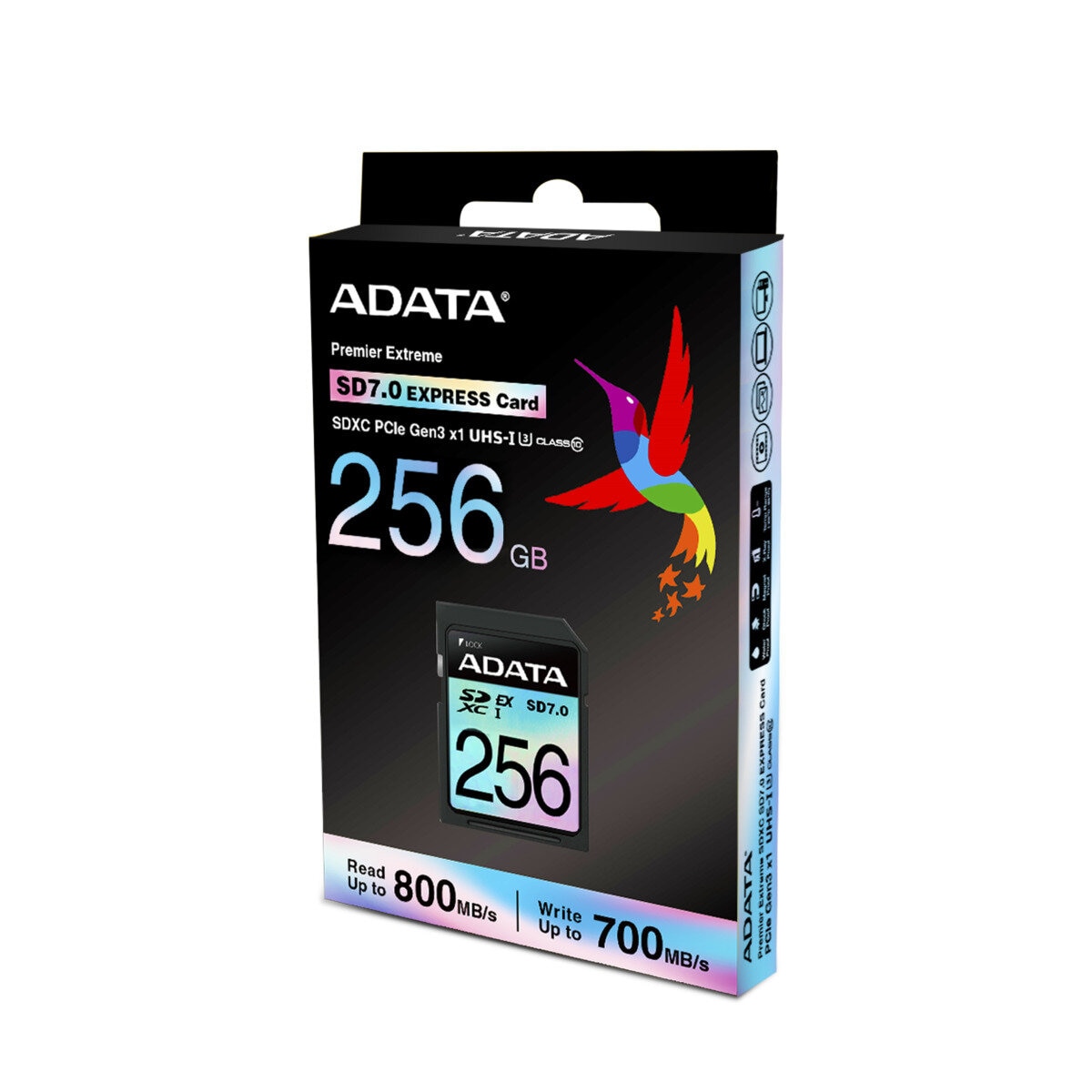 ADATA SDカード 256GB PCIe Gen3 V30 ASD256GEX3L1-C