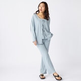 オーシャンパシフィック レディース 水着4点セット サックス L