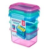 システマ ランチパック 保存容器 400ml 3個セット