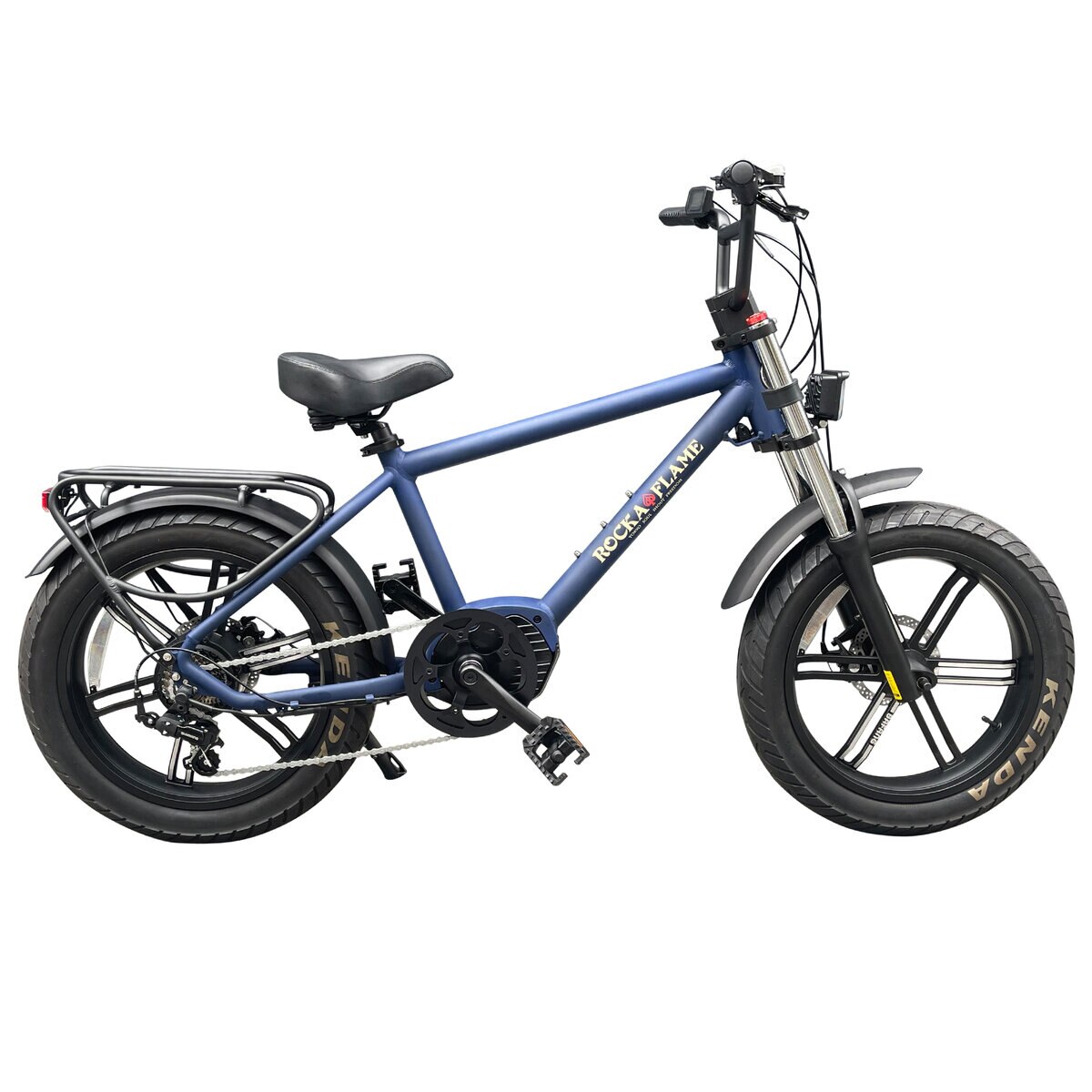 ROCKA FLAME 20インチ 電動アシスト ファットバイク HAYATE ネイビー