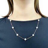 18K ピンクゴールド あこやパール ネックレス 50㎝