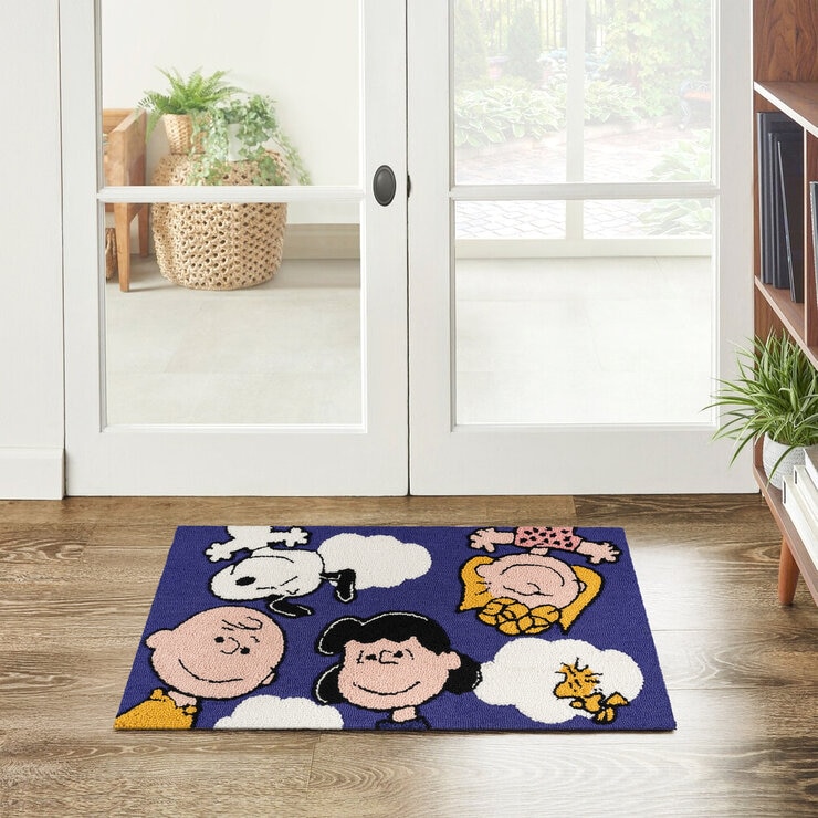 スヌーピー アクセントラグ 57cm x 96 cm ピーナッツフレンズ スヌーピー アクセントラグ 57cm x 96 cm ピーナッツフレンズ