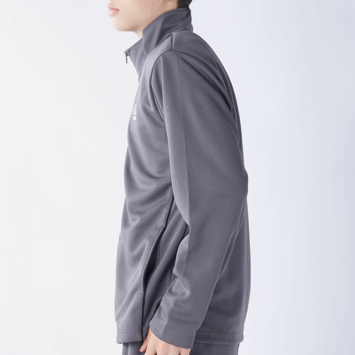 カッパ メンズ フルジップ ジャケット / グレー / LL