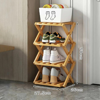 7Life 四角4段シューズラック zakka-045_n4-26