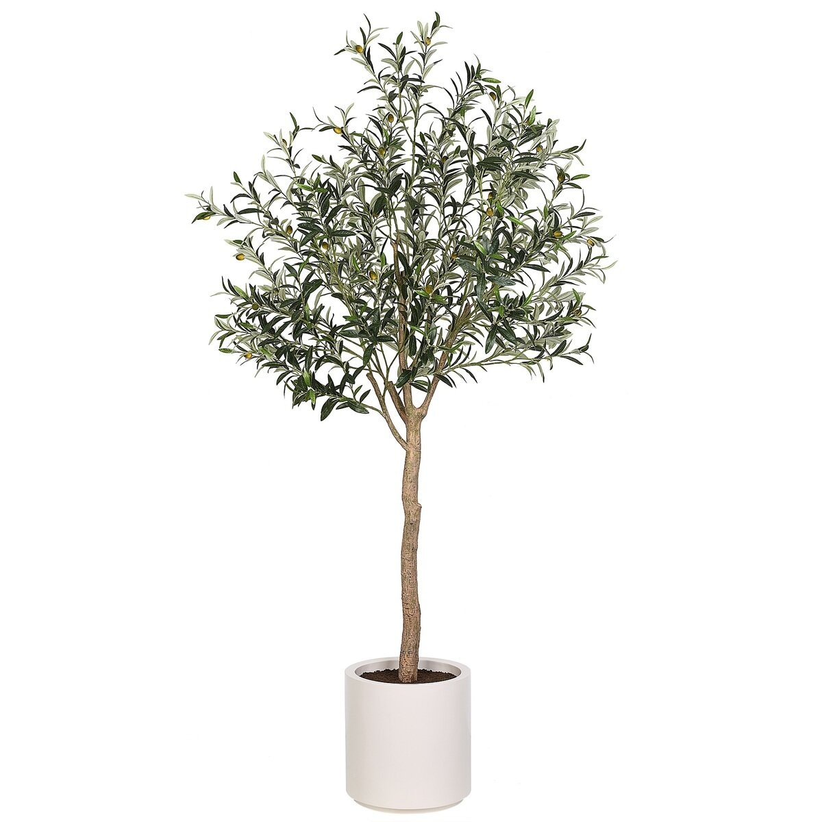 人工観葉植物 オリーブツリー 高さ約198cm