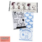 西川　スヌーピーフェイスタオル３枚セット 34x80cm