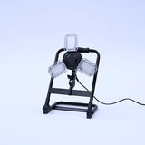 YAMAZEN 3灯LEDガレージライト/ポータブルスタンドセットGL3-0500PLS-E26SET