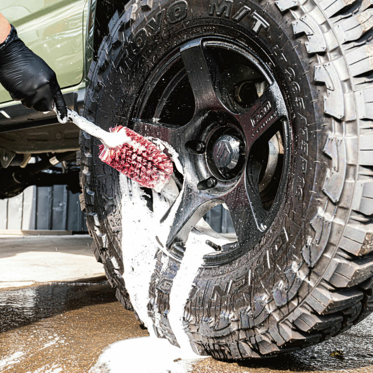 COAZ SELECTION タイヤハウスブラシ 40.6cm x 10.2cm 汚れ落ち抜群