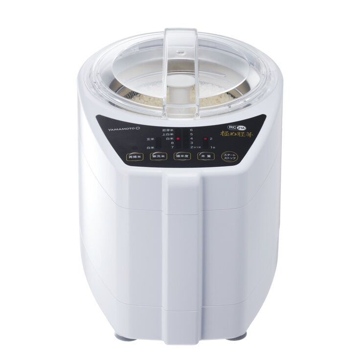 山本電気 家庭用精米機 極め胚芽 2合 YE-RC21A-WH