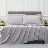 KS シーツセット 6点セット USクイーンサイズ グレー