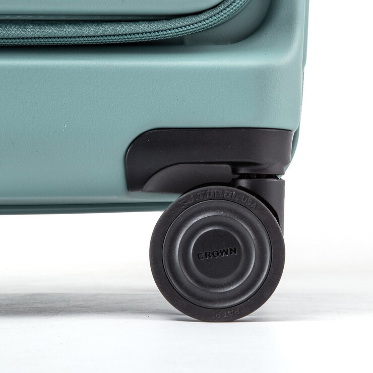 クラウン フロントオープン スーツケース グリーン C-F5159H 25インチ クラウン フロントオープン スーツケース C-F5159H 25インチ ジェイド