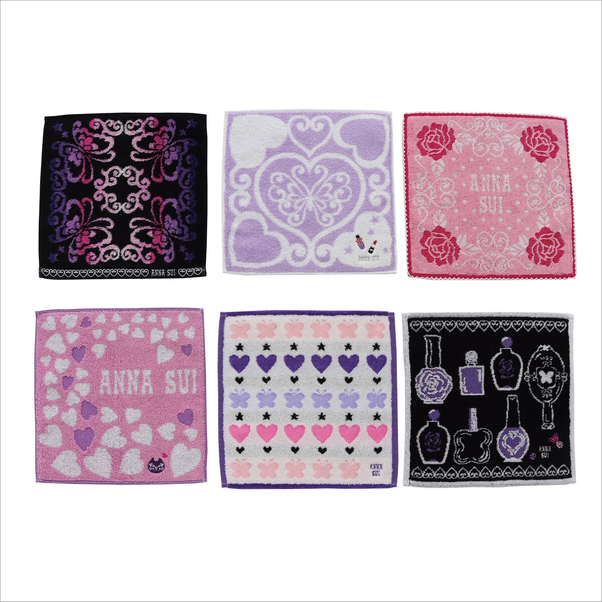 ANNA SUI ハンカチ6枚セット