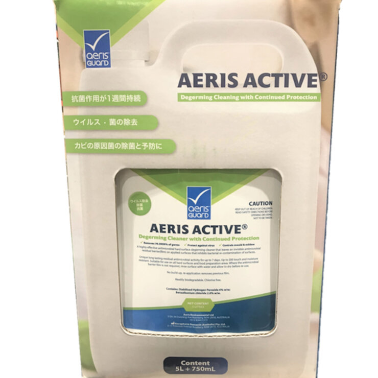 Aeris Active 除菌スプレー 5L + 750ml Aeris Active 除菌スプレー 5L + 750ml