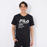 FILA メンズ 接触冷感 半袖 Tシャツ