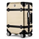 ランツォ スーツケース バイキング 19 インチ 33L ゴールド X ブラック