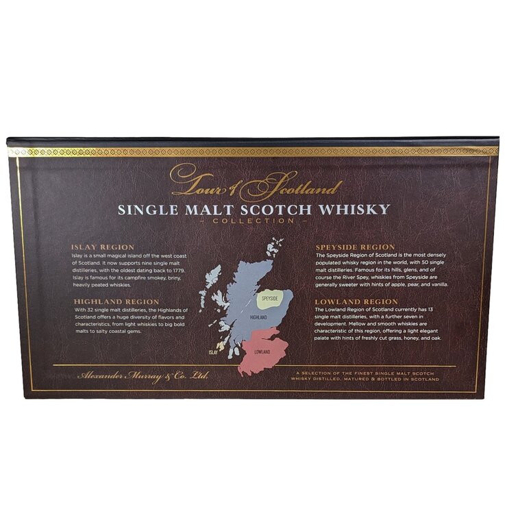 カークランド シグネチャー ツアー オブ スコットランド ウイスキー アソートセット 200 ml x 4