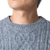 エディー・バウアー メンズ セーター チャコールグレイ L