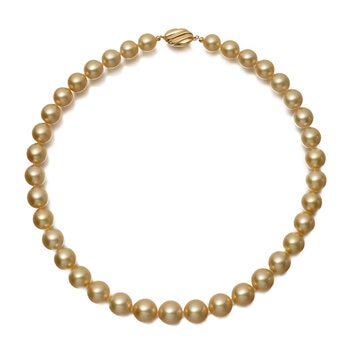 南洋ゴールド花珠ネックレス 9.5mm-11.5mm /WNK0041