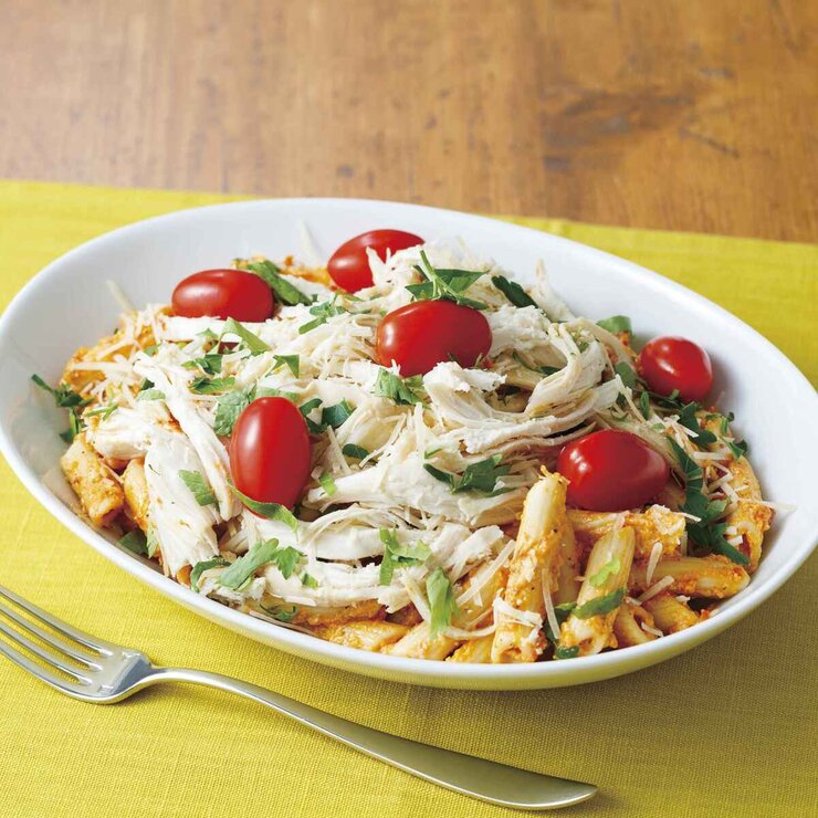 レッドクリームチキンペンネ