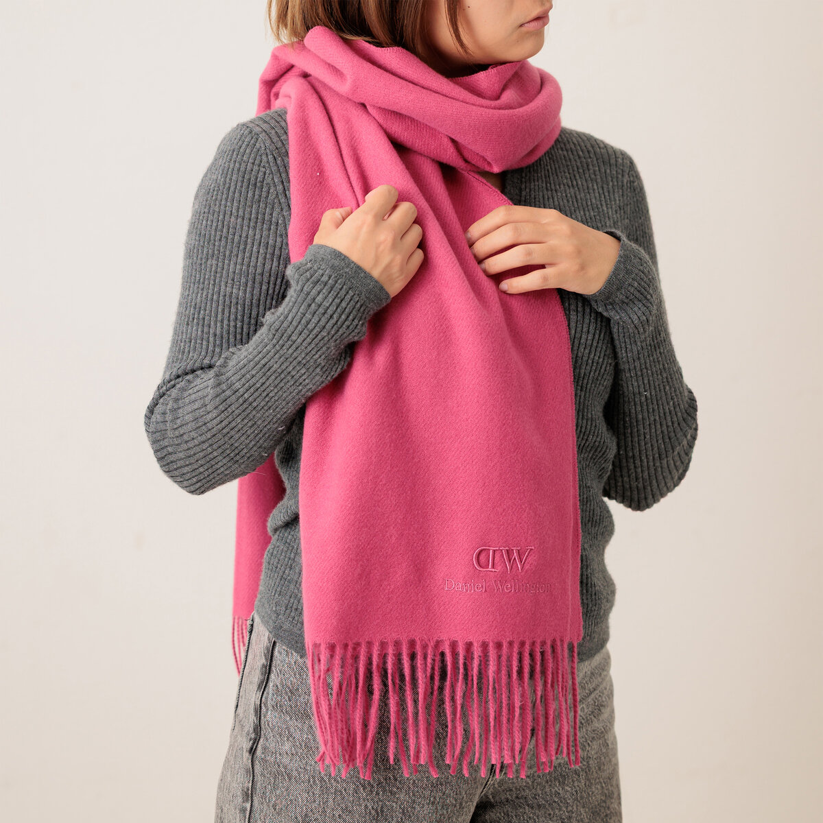 ダニエルウェリントン ストール 180cmx60cm ローズ | Costco Japan