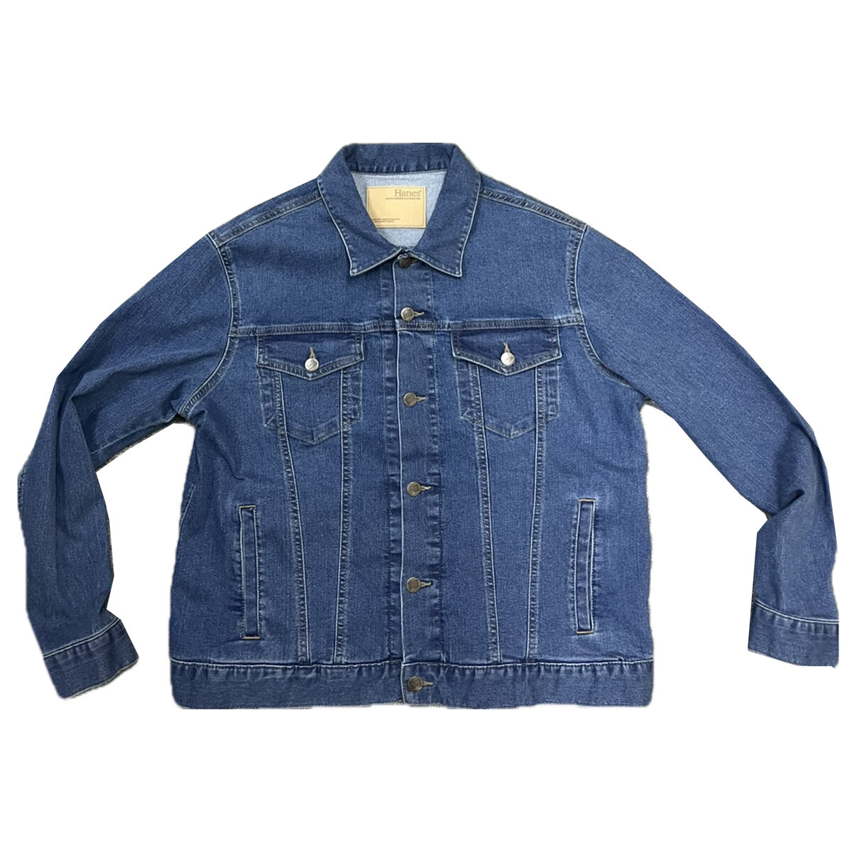 ヘインズ ストレッチデニム Gジャン / ブルー / L