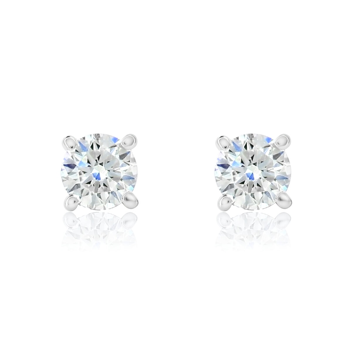 18Kホワイトゴールド 0.23カラット ラウンドカット 一粒 ダイヤモンドピアス 18Kホワイトゴールド 0.23カラット ラウンドカット 一粒 ダイヤモンドピアス