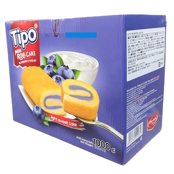 ミニロールケーキ ブルーベリー＆ヨーグルト味 1kg
