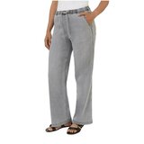 ウェル ウォーン レディース ワイド パンツ サマー グレー M