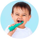フォレオ イッサマイクロ 0~4歳向けベビー電動歯ブラシ バブルブルー