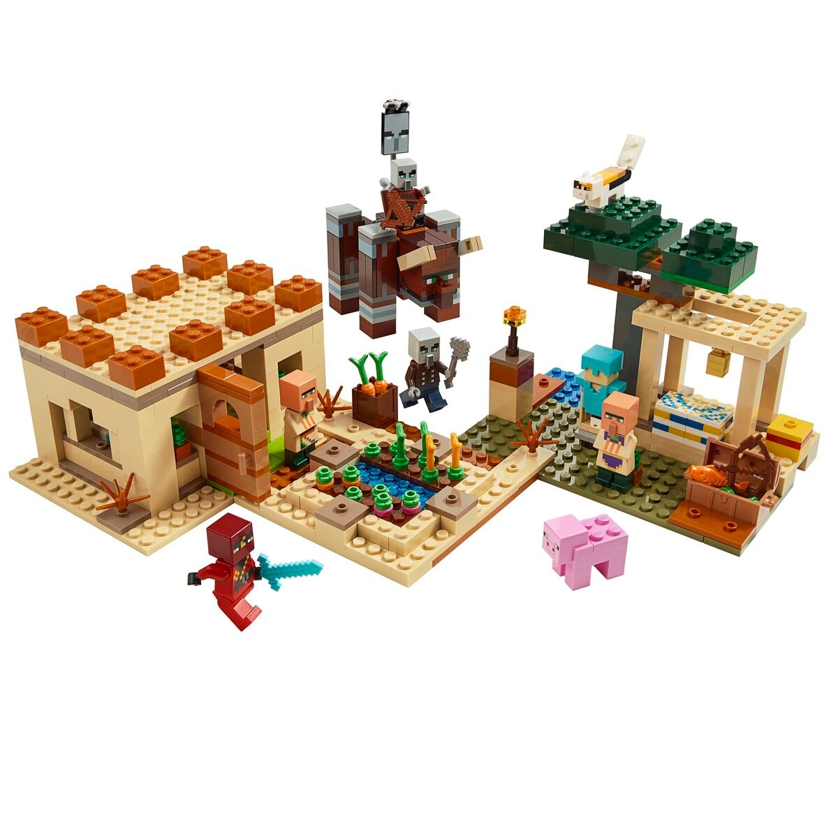 レゴ マインクラフト イリジャーの襲撃