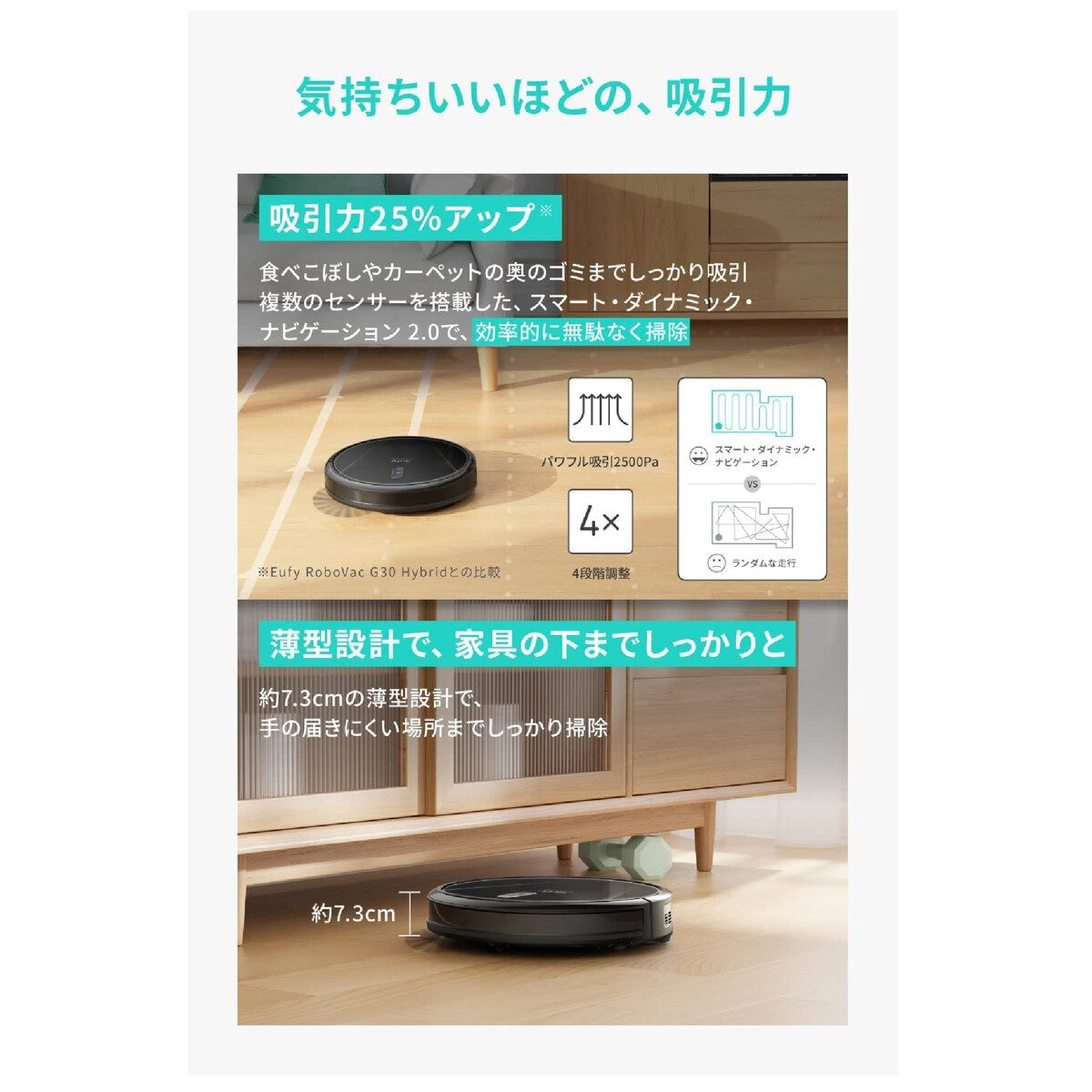 Anker ロボット掃除機 Eufy Clean G40 Hybrid+  T2273514