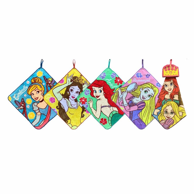 ループ付きキャラクタースクールタオル 5枚セット ループ付きキャラクタースクールタオル 5枚セット