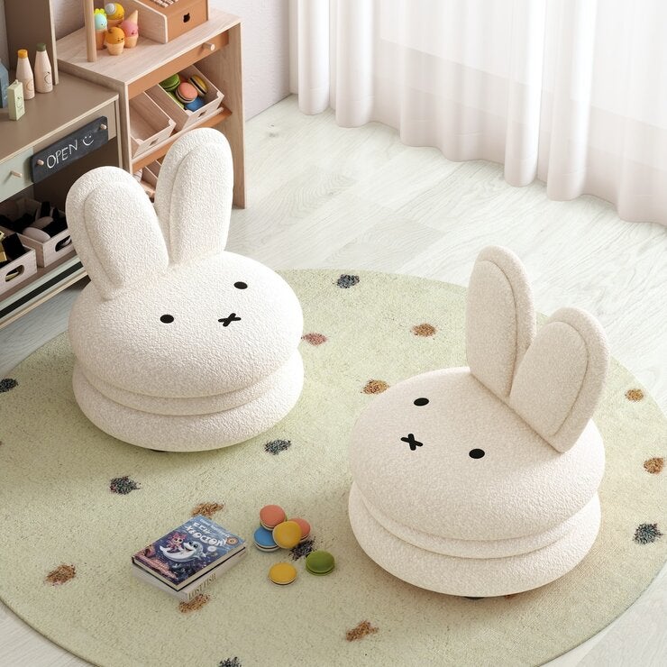 Miffy & Aesthetik Kids ミッフィーマカロンチェア ホワイト