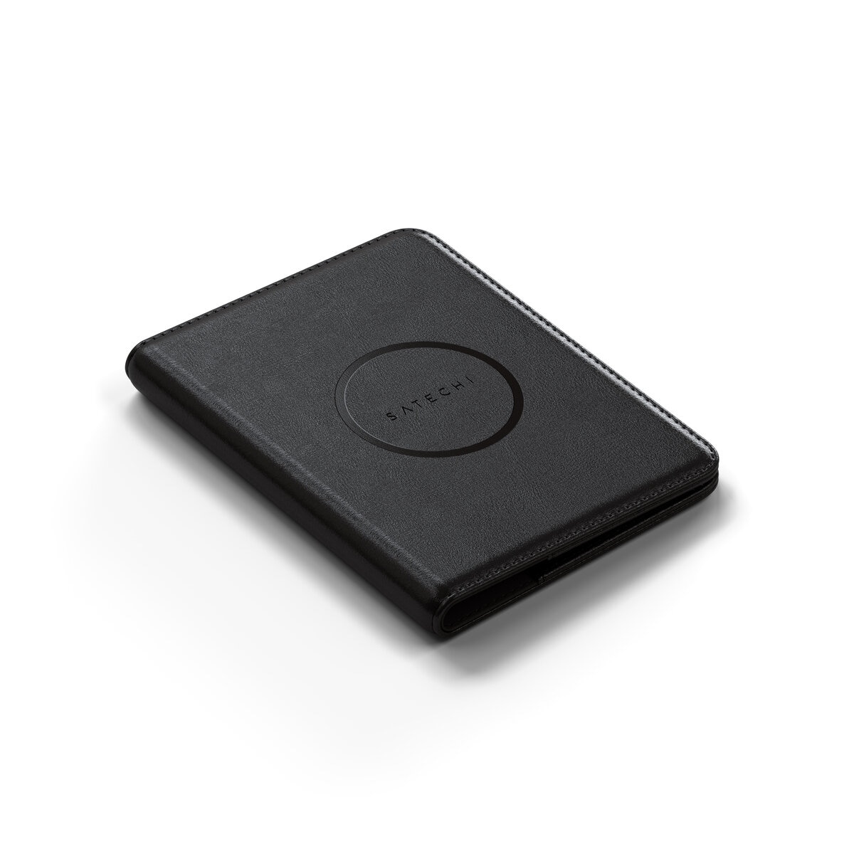 Satechi ヴィーガンレザーFindAll パスポートカバー / ブラック