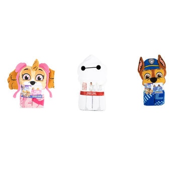 キャラクター フード付き タオル 約58cm x 約129cm