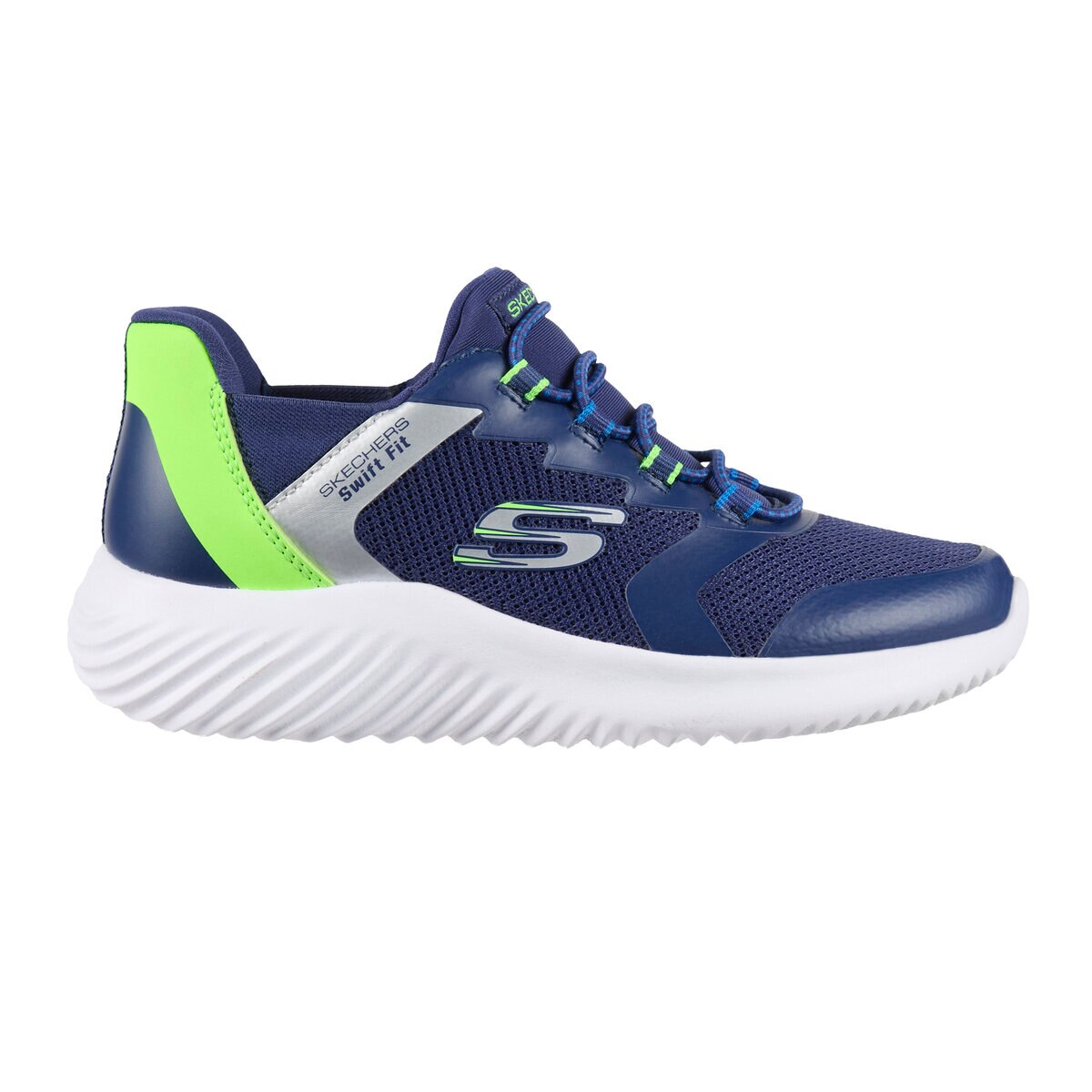 スケッチャーズ キッズ スウィフトフィット バウンダー ネイビー 22.0cm