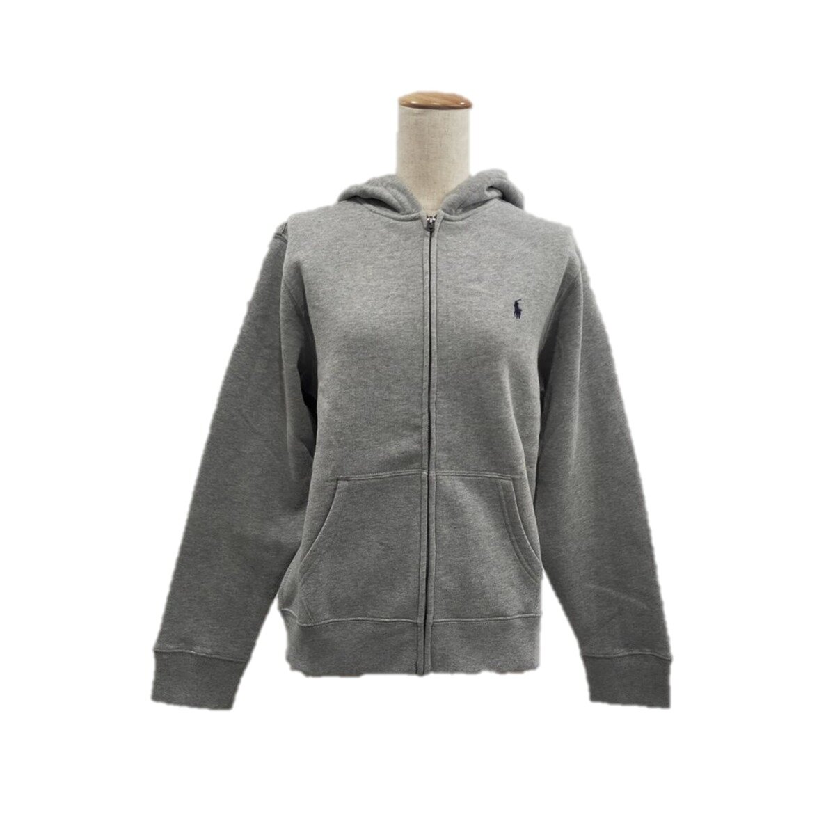 ポロ ラルフローレン ボーイズ フリース フルジップ パーカー ダークスポットヘザー XL