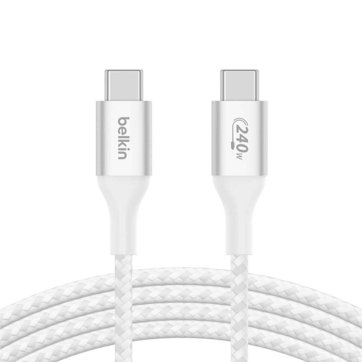 Belkin BoostCharge 240W USB-C ケーブル​ 1m  ホワイト  CAB015BT1MWH