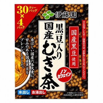 ITO EN Barley Tea with Black Bean 30 bags x 4 ITO EN Barley Tea with Black Bean 30 bags x 4