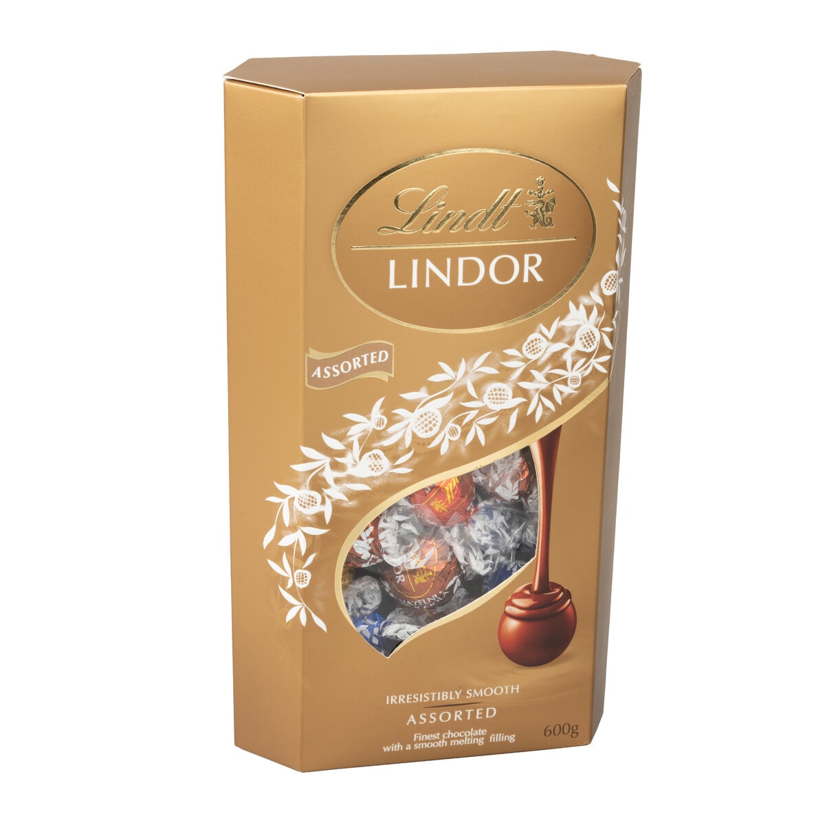 リンツ　リンドール チョコ 4種 48個　600ｇ　高級　チョコレート シルバー アソート　人気　有名　スイーツ　ばらまき　訳あり　大容量　コストコ　送料無料