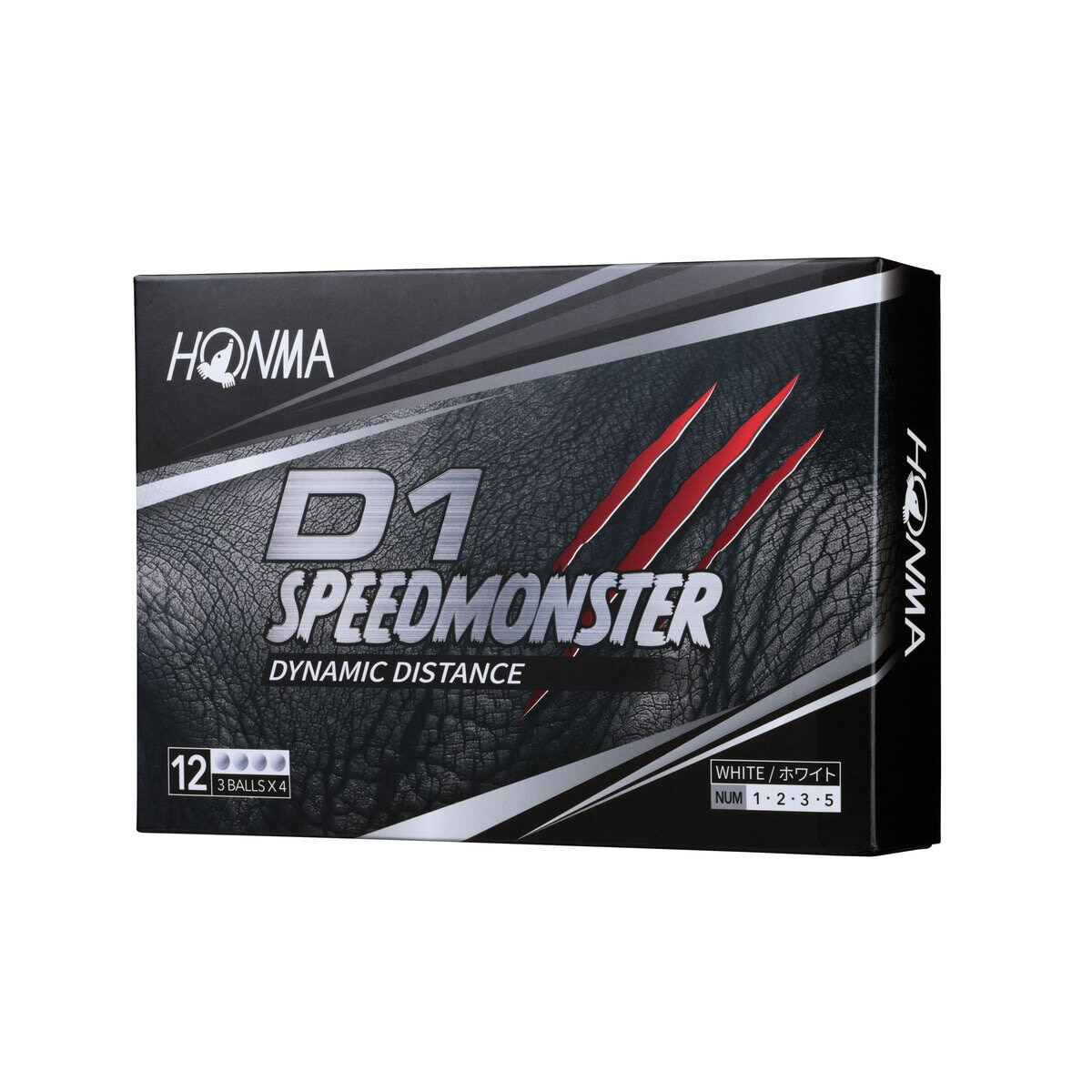 Amazon | ホンマ ゴルフ ボール D1 SPEED MONSTER スピードモンスター 1ダース 12球入り BT2003 本間 HONMA_イエロー_SPEEDMONSTER  | 本間ゴルフ | ゴルフボール