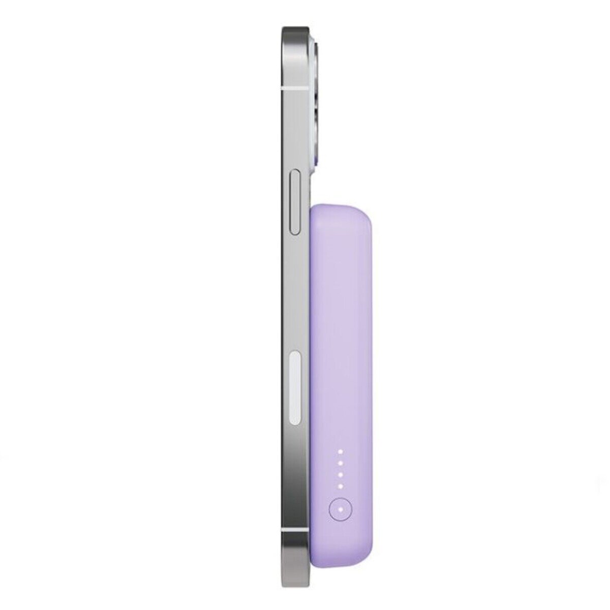 Belkin MagSafe対応 ワイヤレス モバイルバッテリー 5000mAh スタンド付き ラベンダーパープル
