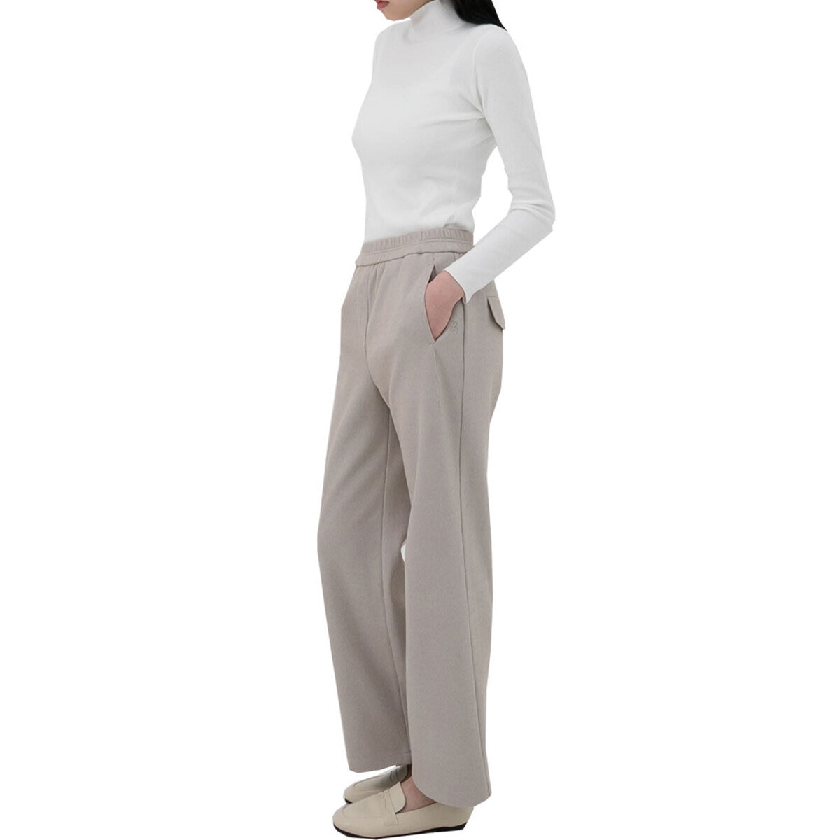 ボニスパックス レディース ワイドパンツ ベージュ XL ボニスパックス レディース ワイドパンツ ベージュ XL